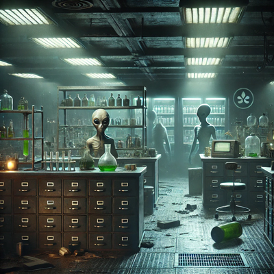 Aliens in Government Lab